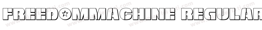 FreedomMachine Regular字体转换